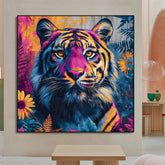 Toile - Flower Tiger